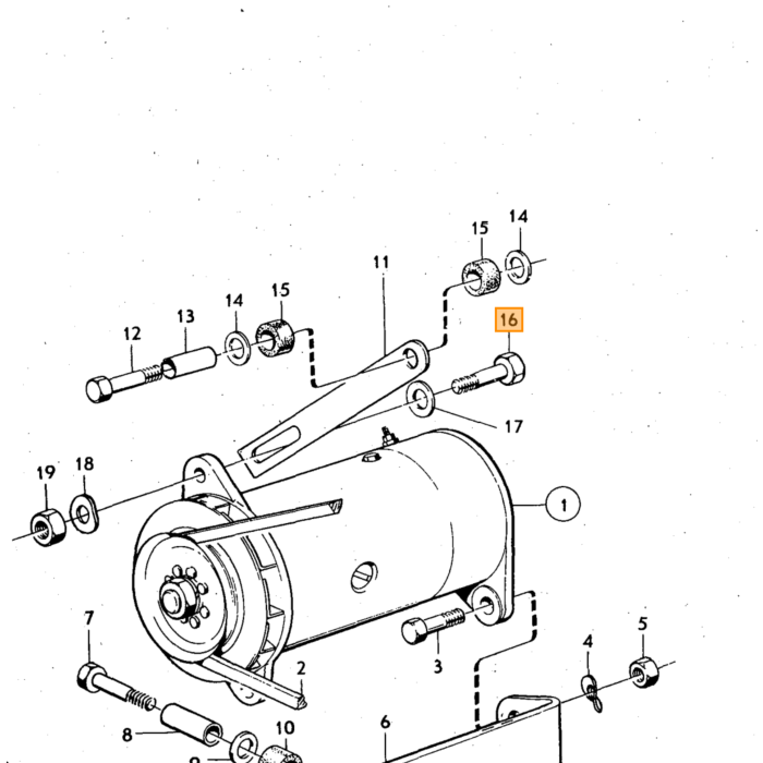 Volvo Feder revet Volvo Ersatzteil Nr. 941904 Produkt für Volvo