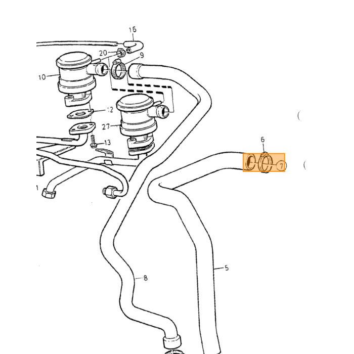 Volvo Haken links Volvo Ersatzteil Nr. 9434355 Produkt für Volvo