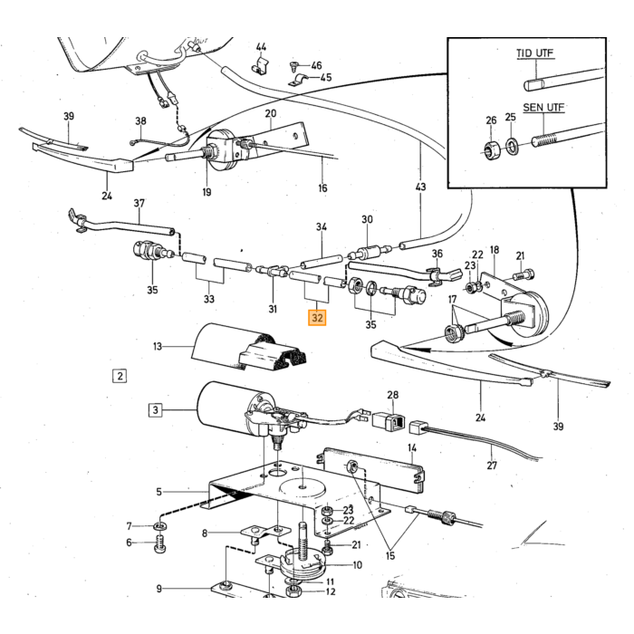 Volvo Schlauch Scheinwerfer Sprüher 3 mm Innendurchmesser pro Meter Volvo Teil Nr 943722