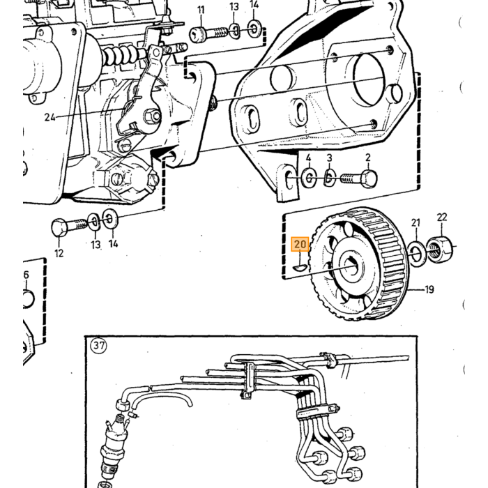 Volvo Nippel  für filter für Volvo Volvo teil nr 946239