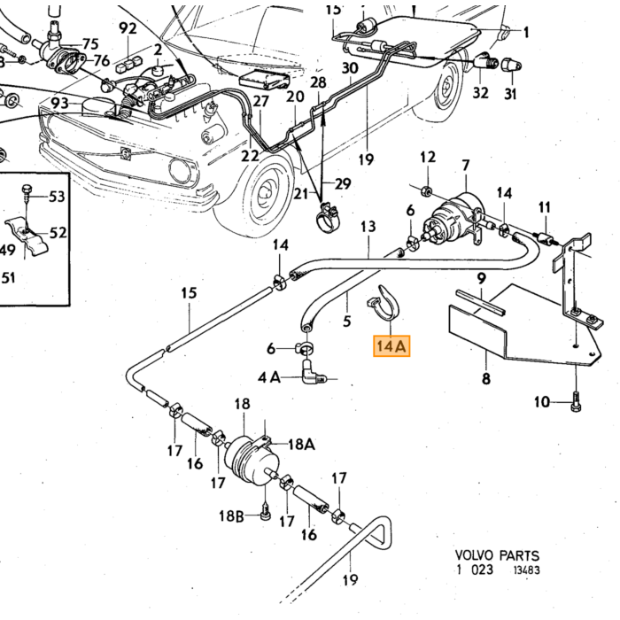 Volvo Ringkupfer Injektor B20F +B27E+B27F K tronic innen 8 44mm außen 11 5mm Volvo teil nr 947620