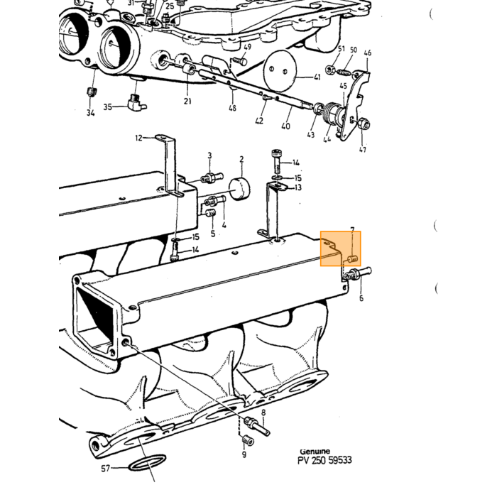 Volvo Nippel Volvo Teil Nr 948040 Produkt