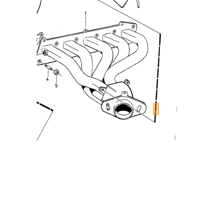 Volvo Sechskantschraube Auspuff M8 x 16 (00204 902278 946440 949734) Volvo Teil Nr. 949734 Produkt