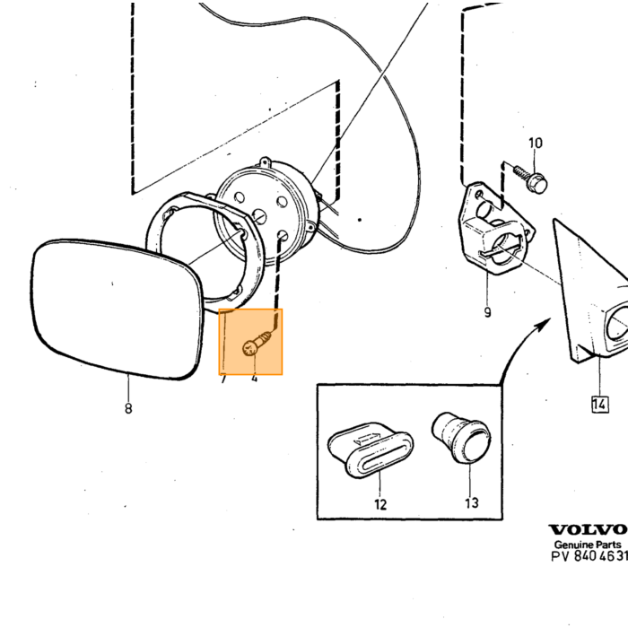 Volvo Kreuzschraube Volvo Teil Nr 949863 Produkt