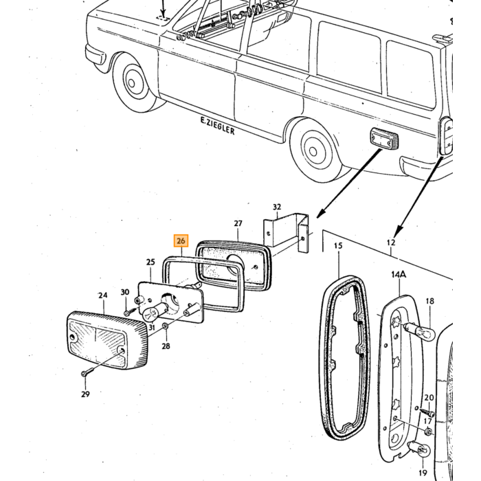 Volvo Schraube Volvo Teil Nr 950011 Produkt