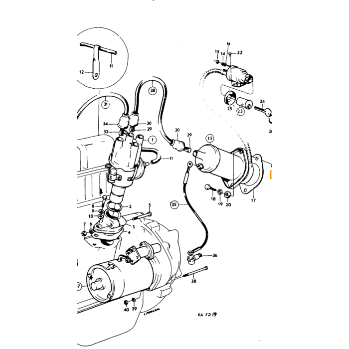 Volvo Mutter Kreuzgelenk 50 8 mm Welle 950354 950394 Volvo teil nr 950384