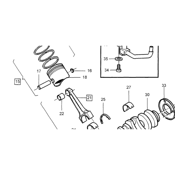Volvo PIN Volvo Teil Nr. 950543 Produkt für Volvo