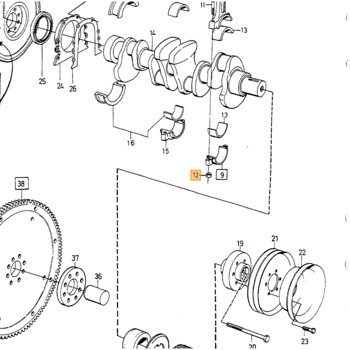 Volvo PIN Volvo Teile Nr. 950562 Produkt für Volvo