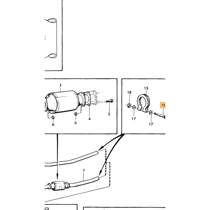 Volvo Sechskantschraube Volvo Teil Nr. 955303 Produkt
