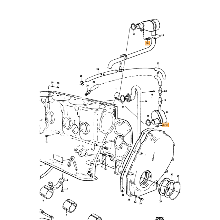 Volvo Schraube UNC 1/4  X 9 5 955511 Volvo teil nr 955512