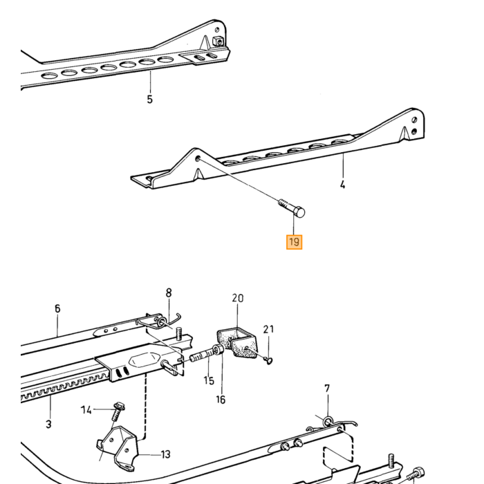 Volvo Schraube UNC 3/8 x 64 mm Volvo teil nr 955539