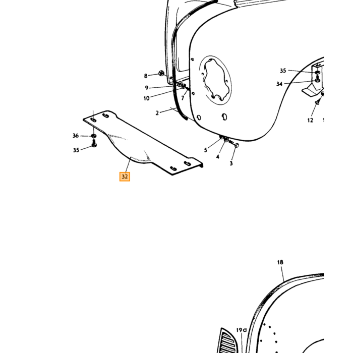 Volvo gezahnter Rechen Volvo Teil Nr 955948 Produkt