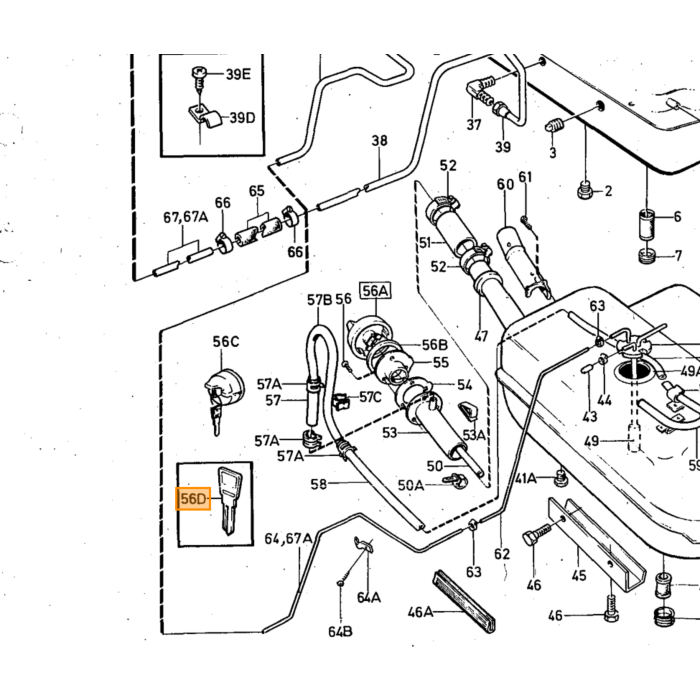 Volvo Kreuz versenkte Schraube Volvo Teil Nr. 956207 Produkt