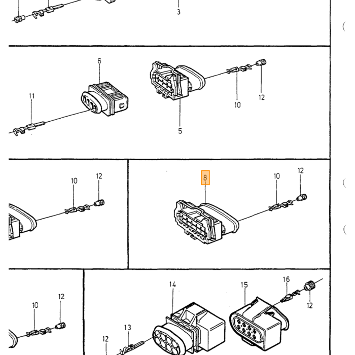 Volvo Kabel Terminal Volvo Teil Nr 956946 Produkt