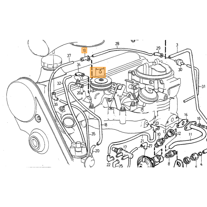 Volvo Sechskantmutter Volvo Teil Nr. 957019 Produkt