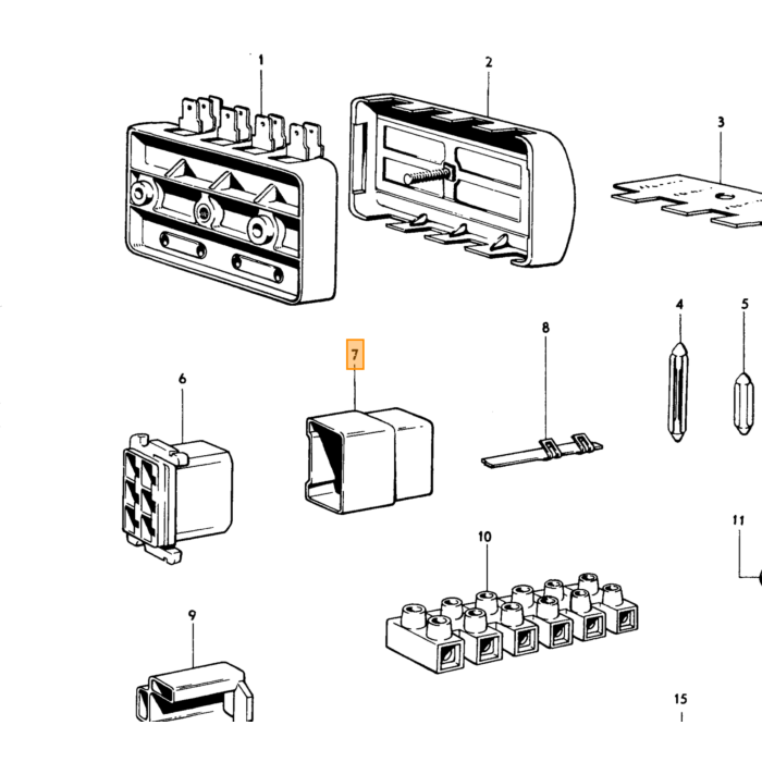 Volvo Stecker 6-polig PV544+Amazon+ Volvo teil nr 958214