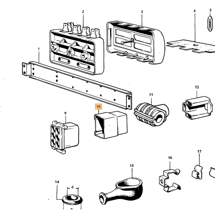 Volvo Stecker 6-polig PV544+Amazon+ Volvo teil nr 958214