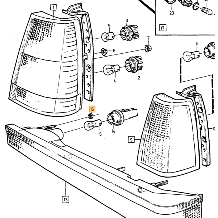 Volvo Steckergehäuse Volvo Teil Nr 967802 Produkt für Volvo