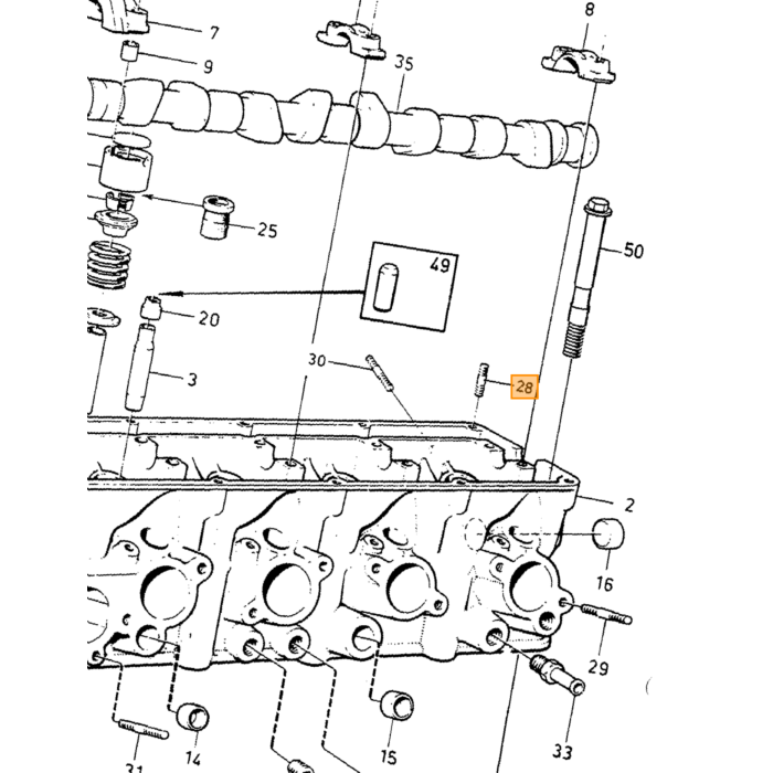 Volvo Stangensatz (komplett) für Alu-Querlenker Volvo 740 - 760 - 780 - 940 - 960 Volvo teil nr 971098