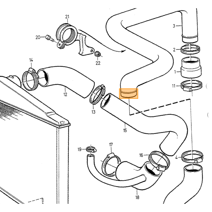 Volvo Schraube Wasserpumpe Benzin Volvo 850 - 960 - S40 - V40 - V70 - S70 - C70 - XC70 - S80 - XC60 - V60 - C30 - V50 - XC90 985151 Volvo Teil Nr 979090