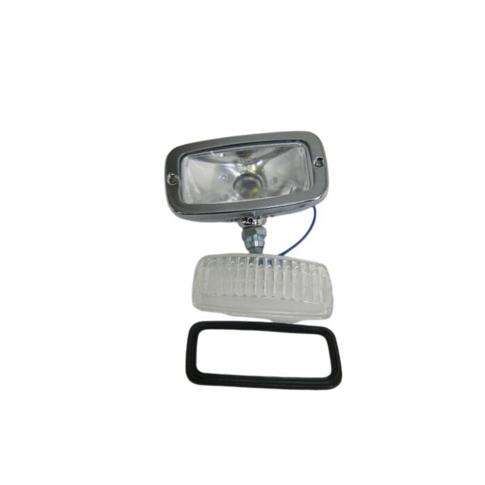Achteruitrij lamp licht - helder glas van 12x6cm - chroom  type Hella