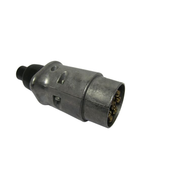 Stekker 7 polig aanhanger/caravan/fietsrek aluminum