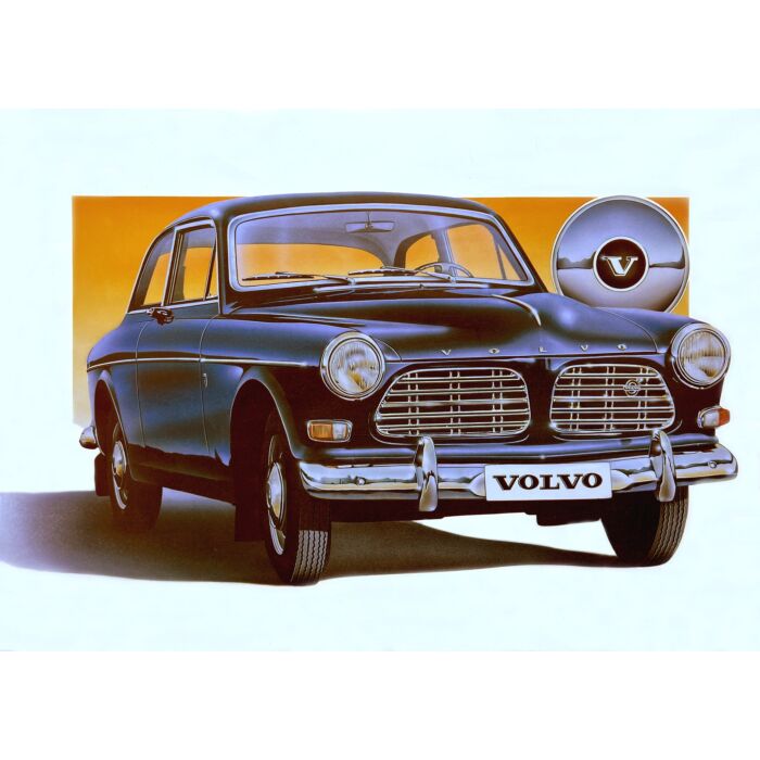 Volvo Poster Amazon Blau Airbrush Retro Poster Volvo Teil Nr Posteramaair Produkt
