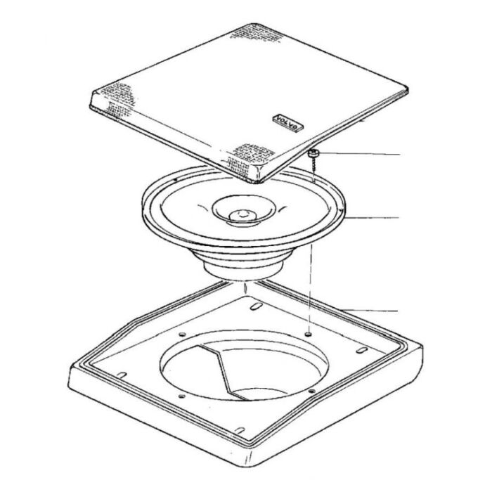 Haut-parleurs Volvo 440-460 ensemble 3456724