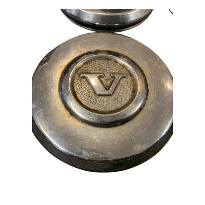 Radkappe Volvo, Set 4 Stück, Nabenabdeckung, Nabenkappe, Radabdeckung, Original Volvo, Volvo 240 Serie, 242, 244, 245 1975-1984, Gebraucht.