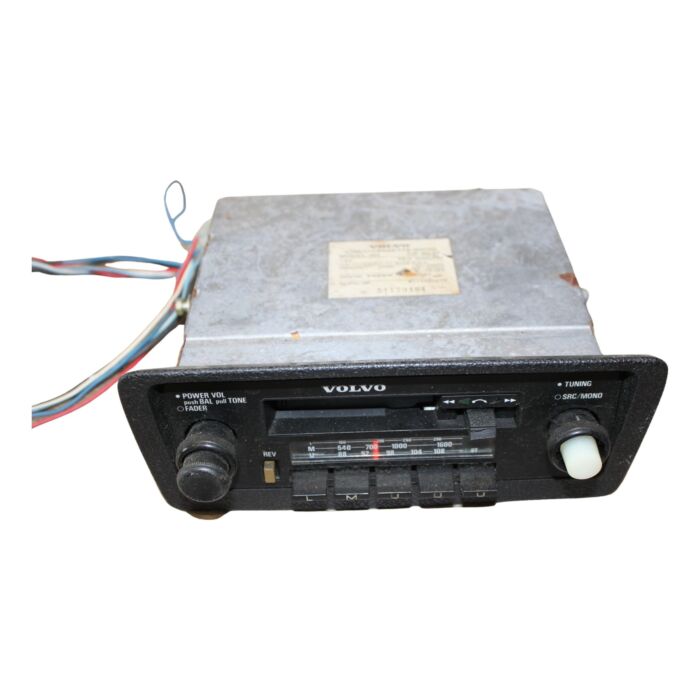 Radio, L/M/U-Kassettenradio, 12 Volt, Volvo 240 260 740 760, 8113490879, 51179484, Gebrauchtes Produkt.