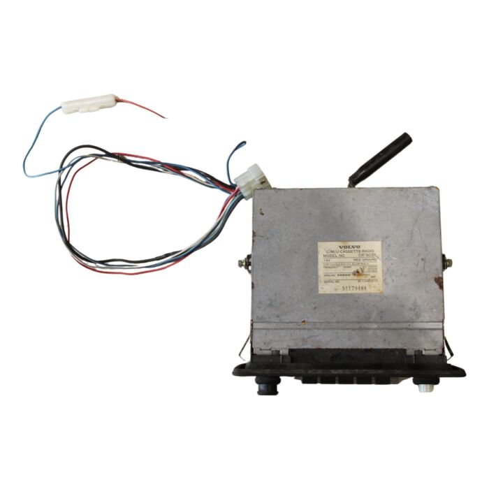 Radio, L/M/U-Kassettenradio, 12 Volt, Volvo 240 260 740 760, 8113490879, 51179484, Gebrauchtes Produkt.