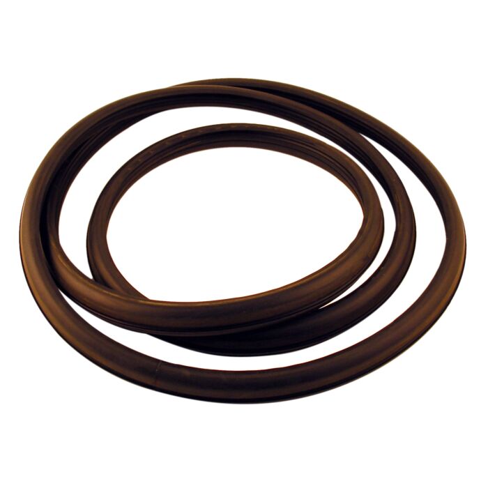 Rubber voorruit PV544+Duett 1958+ (type met chroomlijst)