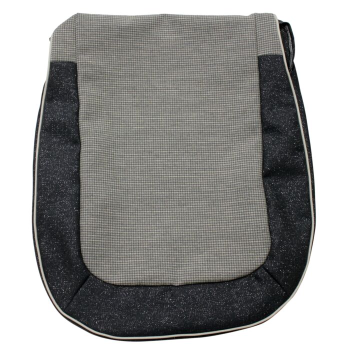 Bekleding PV444 stoelhoes zitting en rugleuning set blauw/grijs  type K-L 1956-1957 1-110