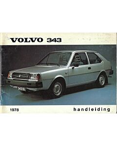 Volvo 343 Bedienungsanleitung 1978 Niederländisch