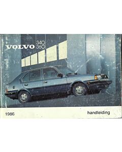 Volvo 340/360 Bedienungsanleitung 1986 Niederländisch