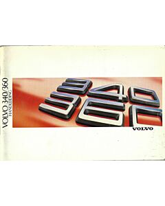 Volvo 340/360 Bedienungsanleitung Niederländisch