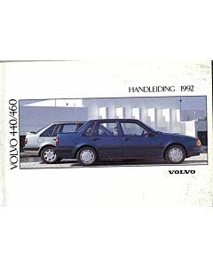 Volvo 440 460 Bedienungsanleitung 1992 Niederländisch