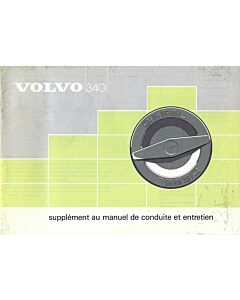 Volvo 340 Bedienungsanleitung 1986 Französisch