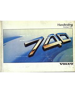 Volvo 740 Bedienungsanleitung 1988 Niederländisch