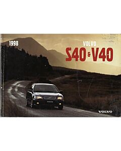 Volvo v40 Bedienungsanleitung 1998 Französisch