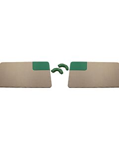 Bekleding Portier PV444A 47-50  Links+rechts SET  geel/groen
