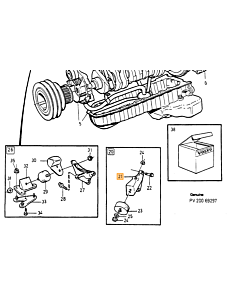 Nokkenvolger Diesel Volvo 240 - 260 - 740 - 760 - 780 - 940 - 960