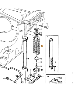 Veer achter Nivomat Volvo 740 - 760 - 780 - 940