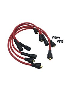 Bougiekabelset B16+B18+B20 silicon rubber incl bobinekabel origineel ROOD 275660