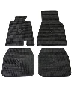 Mattenset 164 zwart rubber met 164 logo set 4st 1969-1971