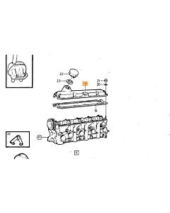 Klepdeksel zwart B200 B230 240 245 740 760 940 960 780