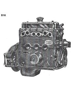 Motor shortblock B16 RUIL onderblok zonder cilinderkop