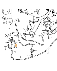 olie afscheider carterventilatie Volvo  850 