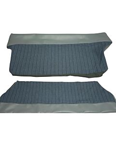 Bekleding achterbank PV544 1962 blauw set rug en zitting 41-198