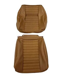 Bekleding Amazon SET stoelhoes bruin vinyl zitting + rug 425 552 184-425 519-555 1967-1968
